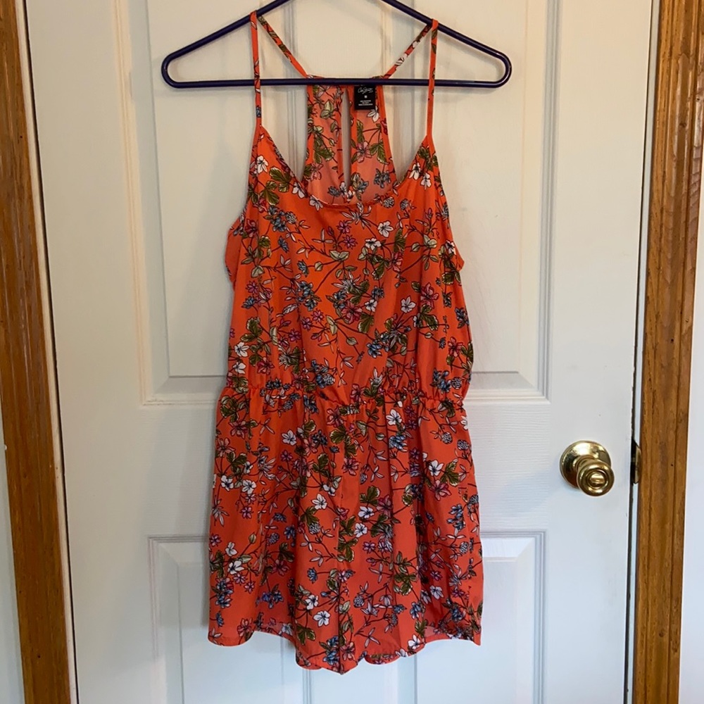 City Strats orange romper